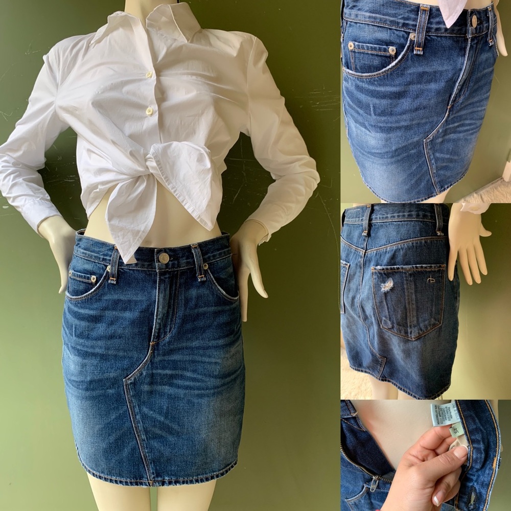 Rag and Bone Jean Skirt